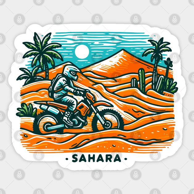 Sahara Desert Sticker by Yaydsign